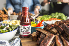 Head Country Original chicken with sauce yields juicy, flavorful grilling results.