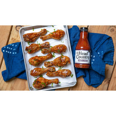 Head Country Sweet & Sticky glaze coats chicken tenders with rich flavor.