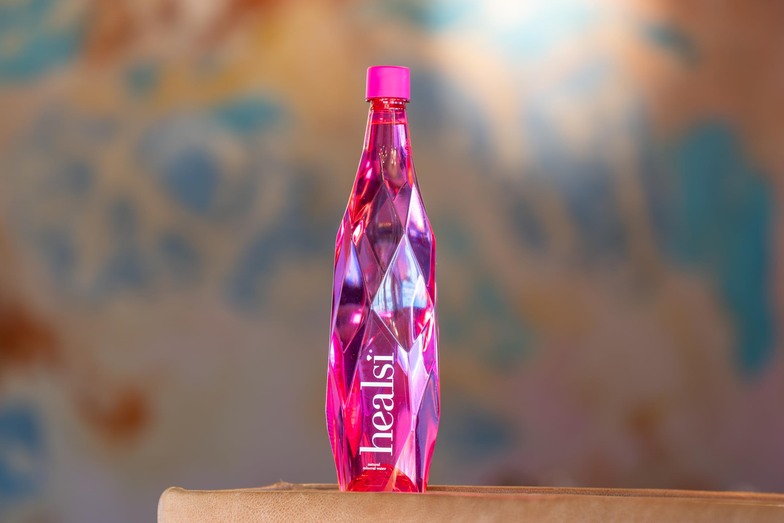 Healsi Artesian water on a desk for everyday hydration