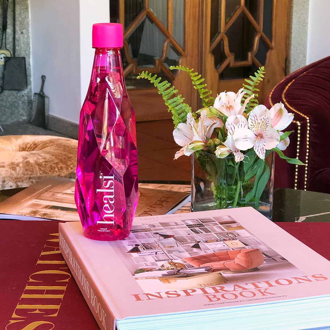 Healsi Artesian water pours into glass showcasing pure taste