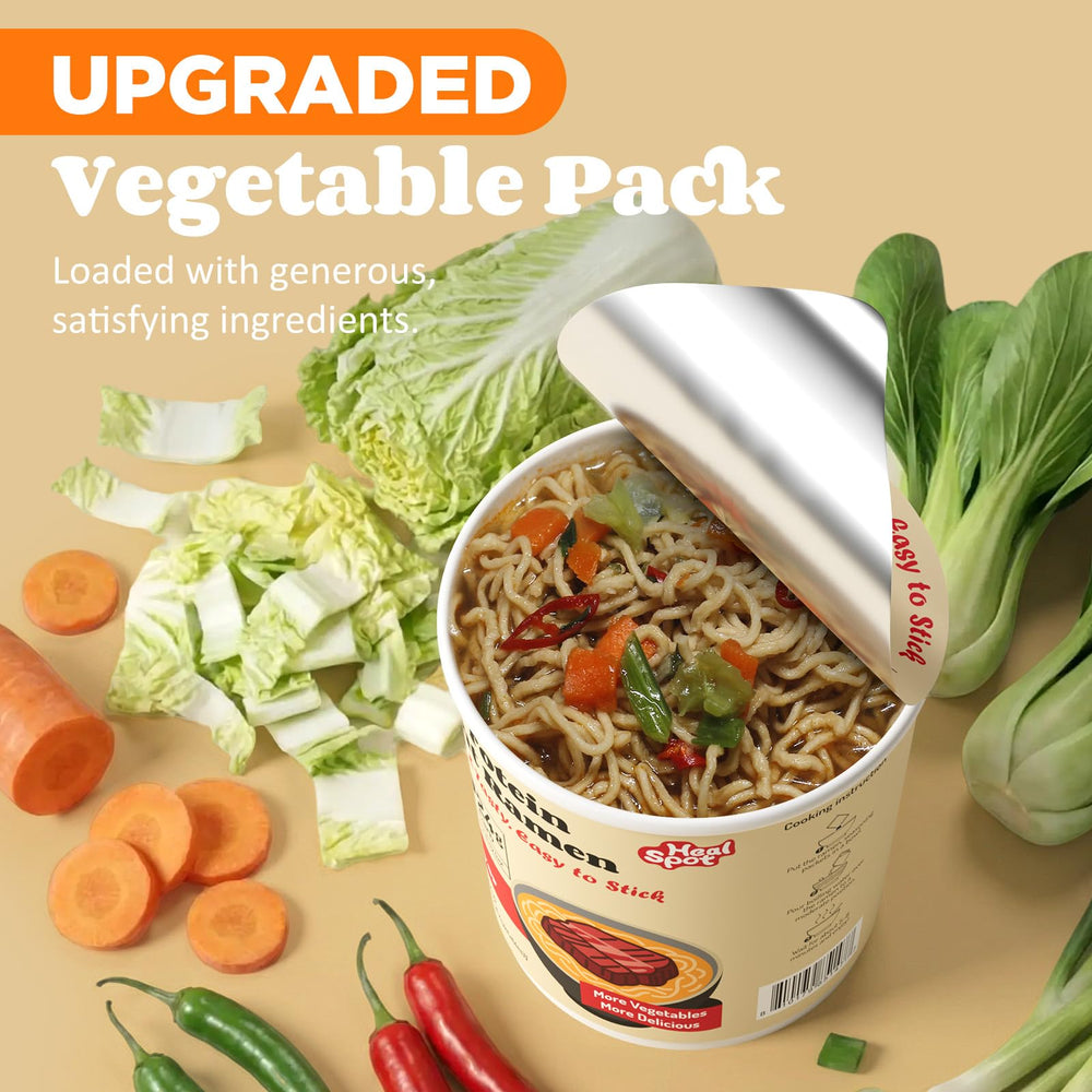 Healspot Classic-Pork cup blends comforting taste with non-fried noodles.