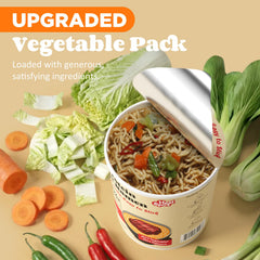 Healspot Classic-Pork cup blends comforting taste with non-fried noodles.