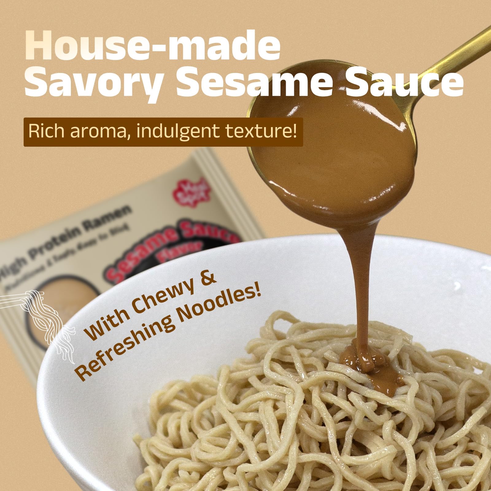 HealSpot dry mix ramen sachet ready for quick, mess-free meal prep.