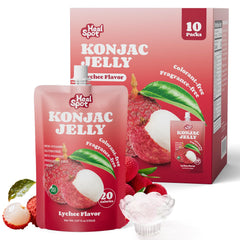 HealSpot Lychee pack front shows authentic flavor for a refreshing on-the-go snack.