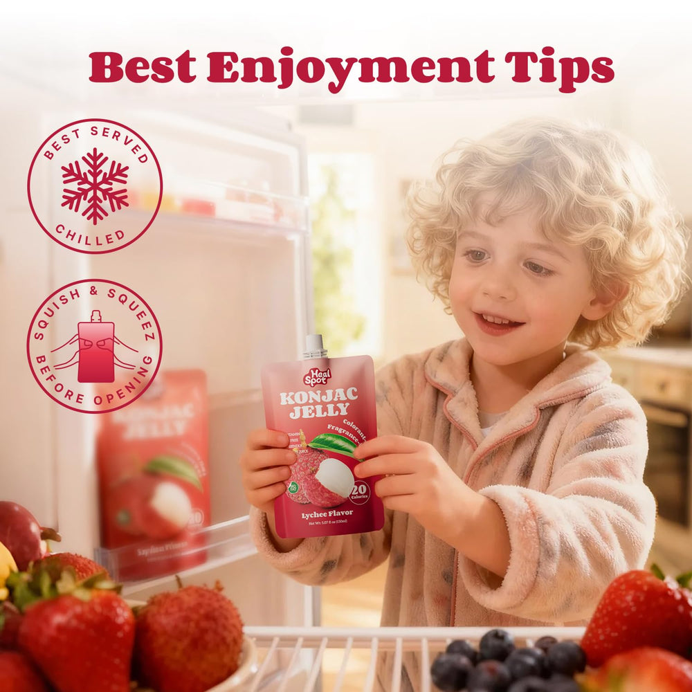 HealSpot Jelly with Vitamin C—370mg per pouch for daily citrus boost.