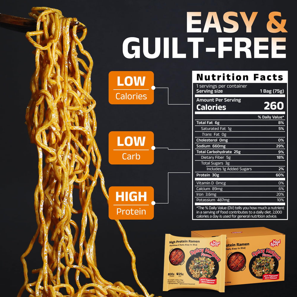 Healspot quick-prep noodles ready in minutes for busy days.