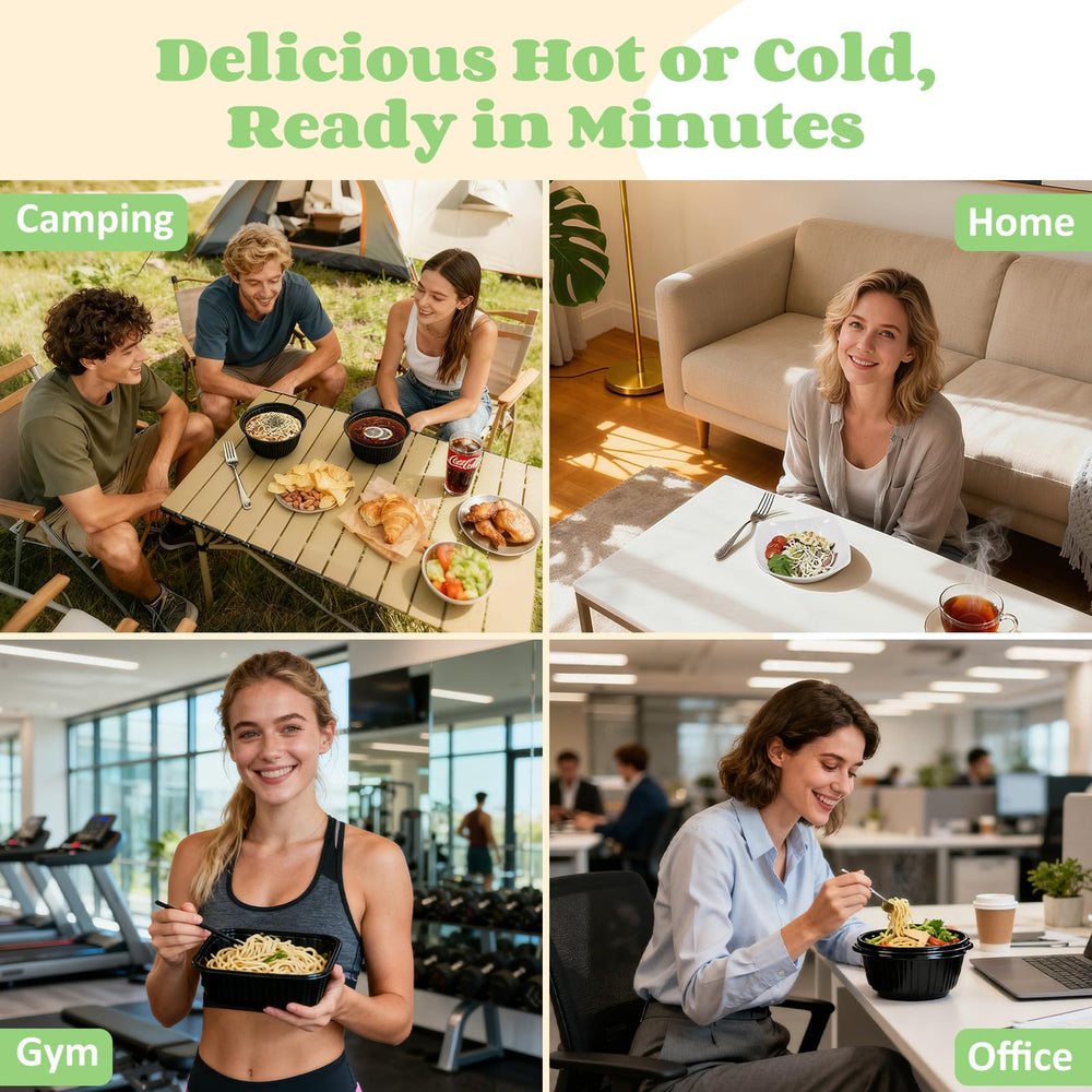 HealSpot Tofu Noodles portable packaging ideal for lunch at work or school.