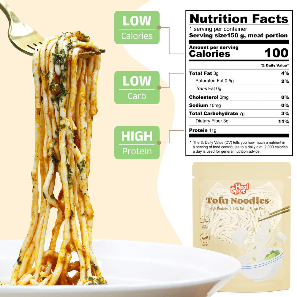 HealSpot Tofu Noodles ramen bowl ready-to-eat for a satisfying lunch.