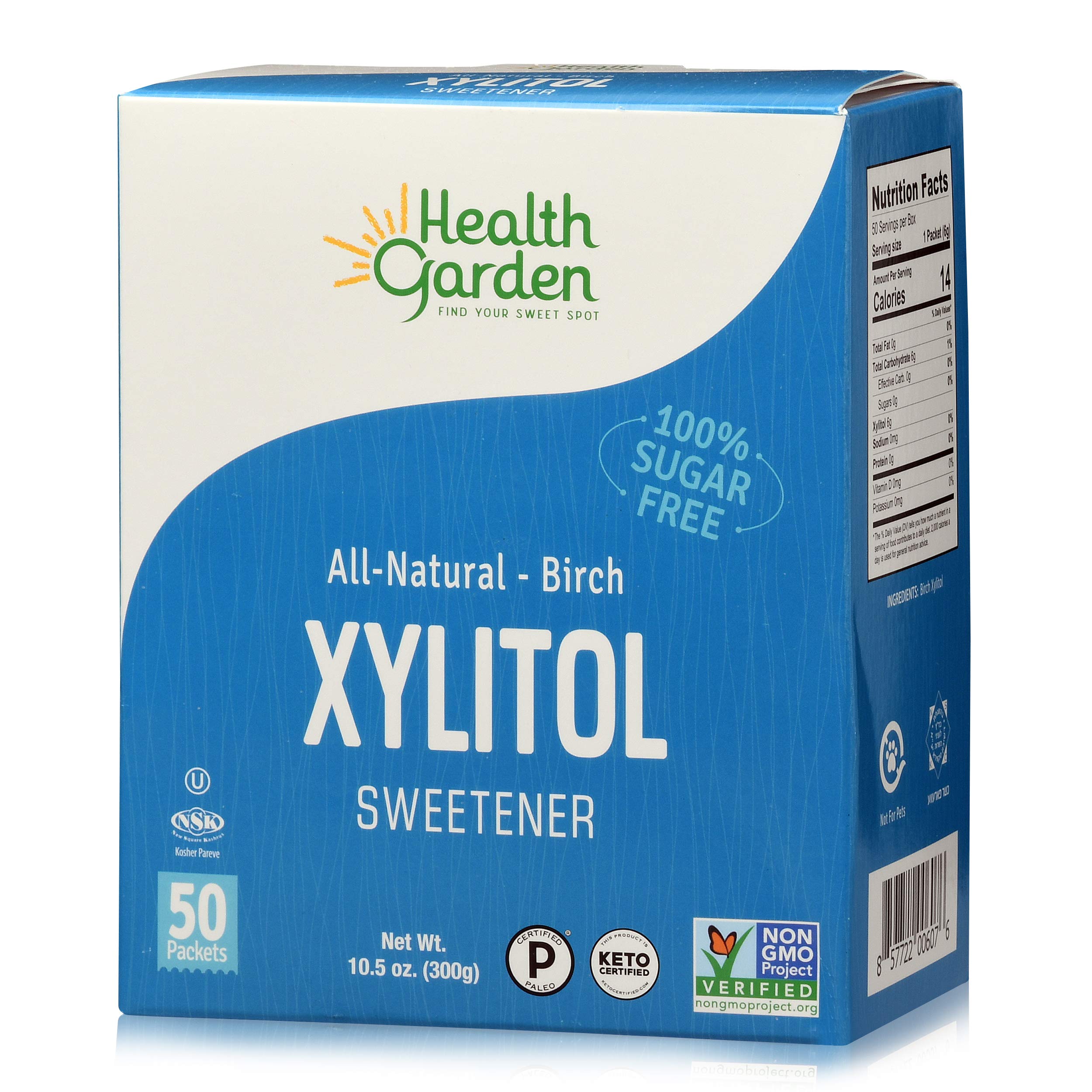 Health Garden Xylitol is gluten-free and kosher for clean ingredient choices