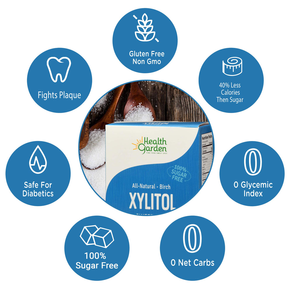 Health Garden Xylitol tastes like sugar and substitutes sugar in recipes