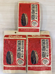 Close-up of HealthEmpire ChaCha Roasted Sunflower Seeds showing spiced, crispy kernels for tasty snacking