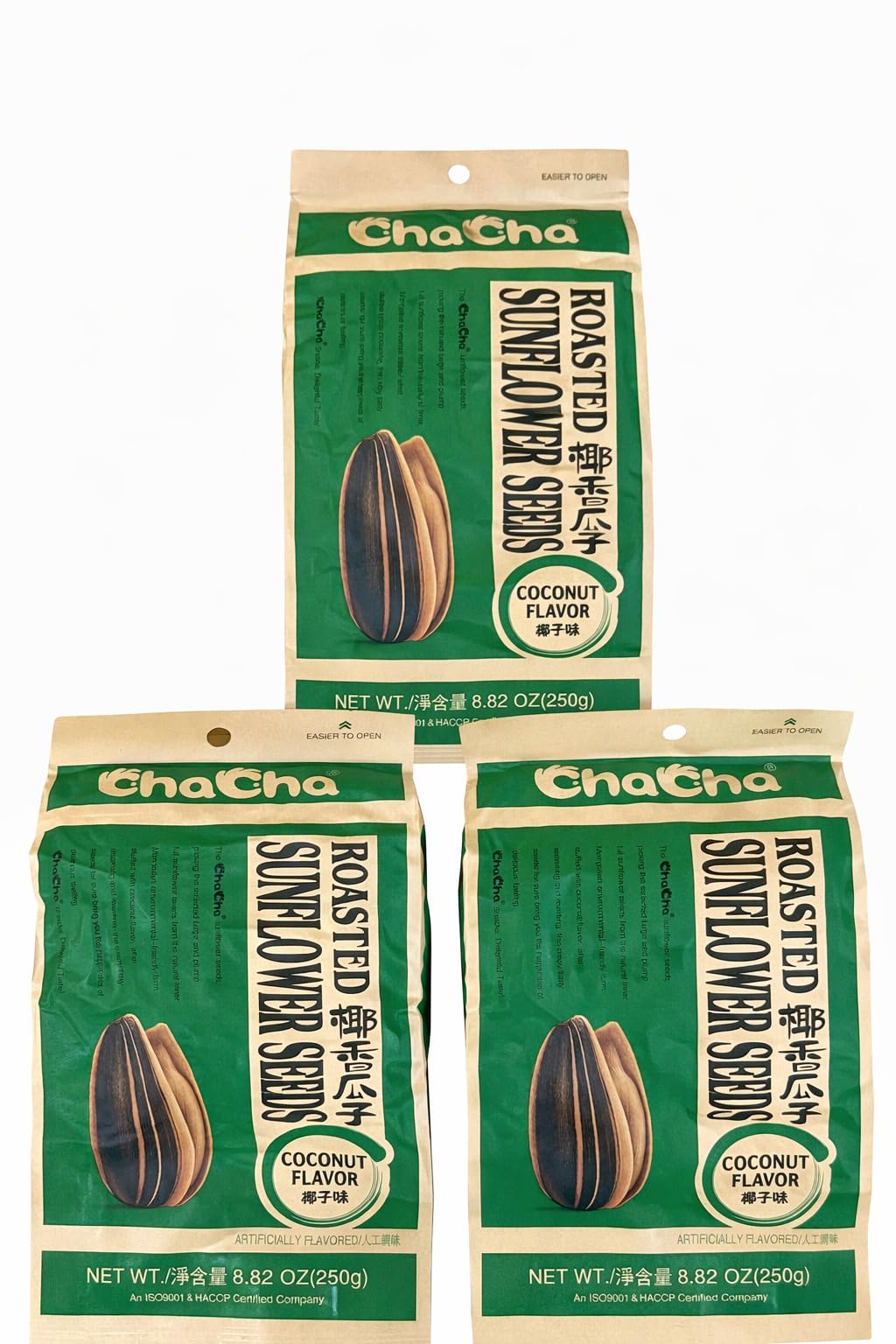 HealthEmpire ChaCha roasted sunflower seeds coconut pack for a crunchy, on-the-go snack