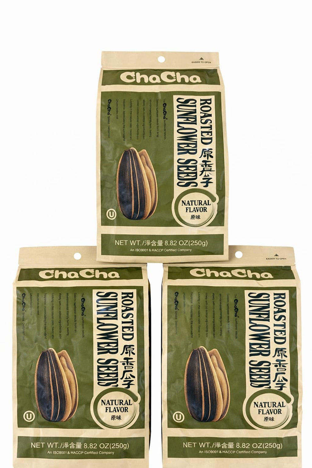 HealthEmpire ChaCha Roasted Sunflower Seeds with natural aroma, ideal as a premium on-the-go snack.