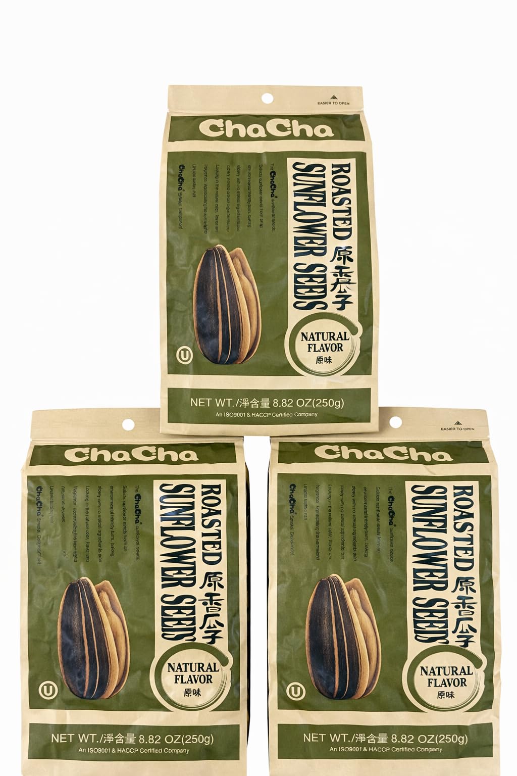HealthEmpire ChaCha Roasted Sunflower Seeds with natural aroma, ideal as a premium on-the-go snack.
