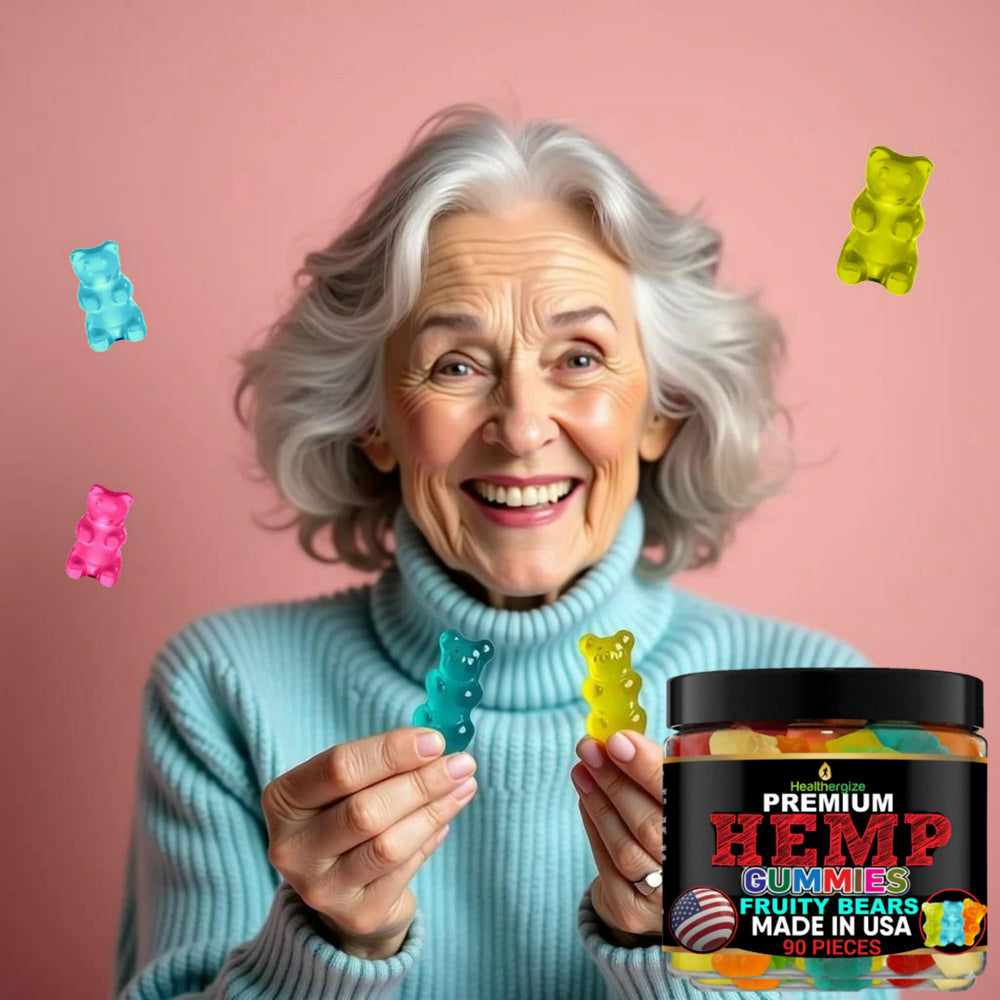 Healthergize Hemp Gummies Sleep variety flavors showcase refreshing taste
