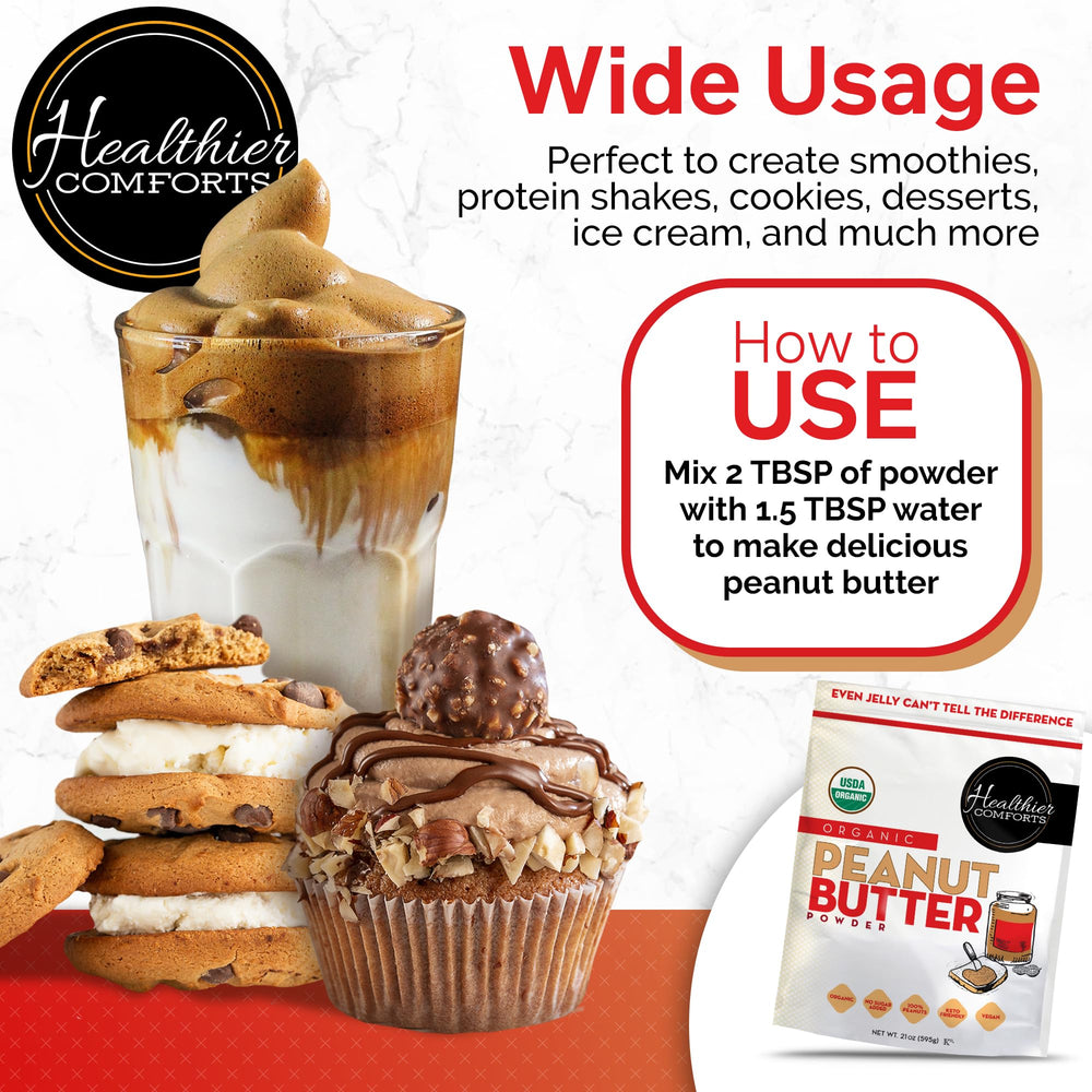 Healthier Comforts label emphasizes USA-grown organic peanuts and kosher certification