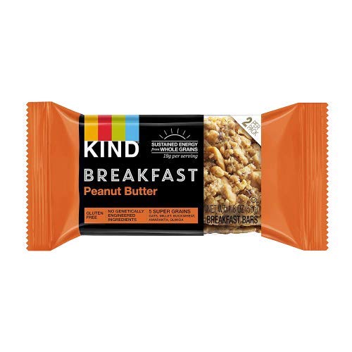 Healthiest Bars Kind Breakfast Bars multi-pack display showing convenient daily snacking.