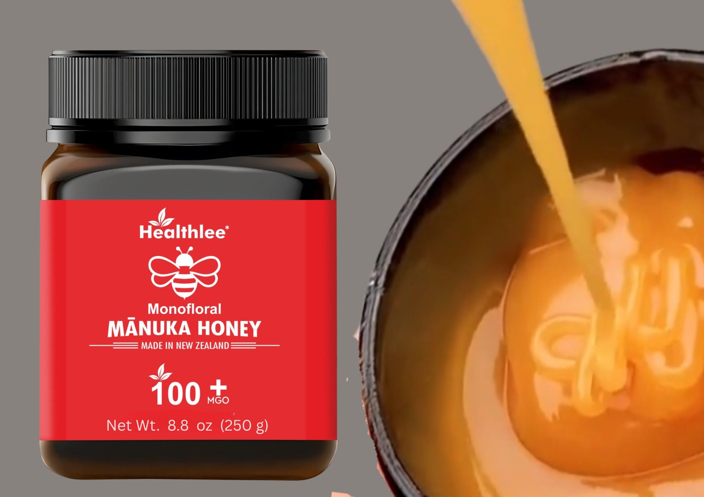 Healthlee Manuka Honey skin-care application suggests natural moisturization benefits