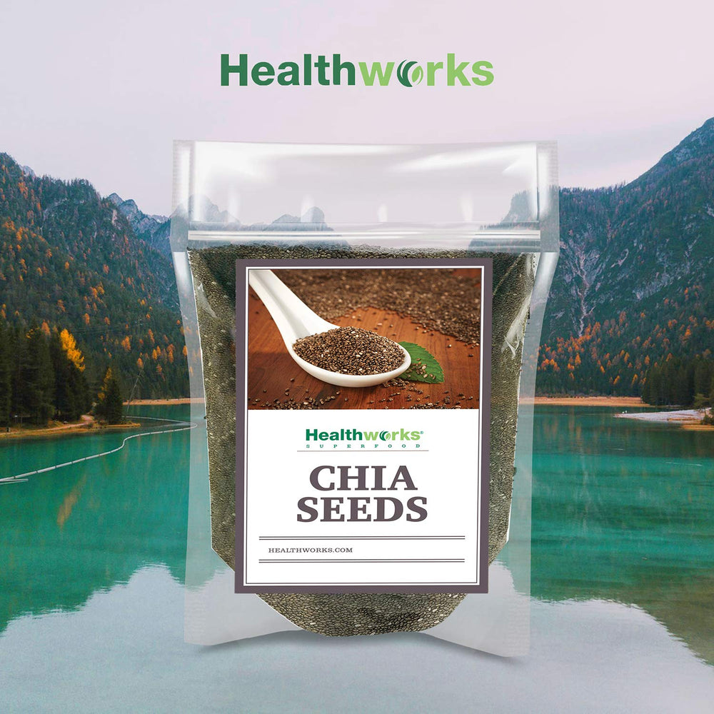 Healthworks Chia Seeds for baking as egg replacement and thickener.