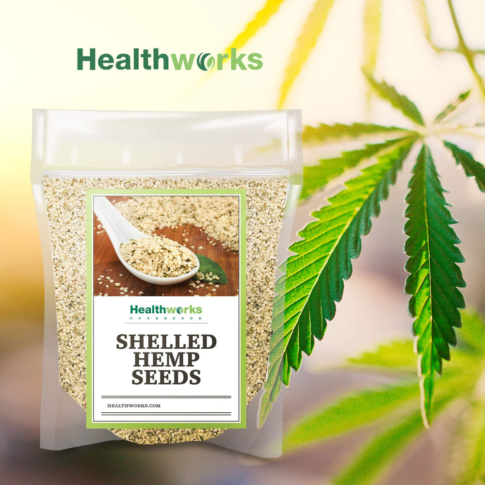 Healthworks hemp seeds packaging may vary, showcasing sustainable origin