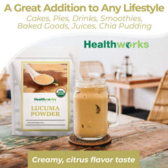 Healthworks Lucuma Powder ideal for baking and adding natural sweetness.