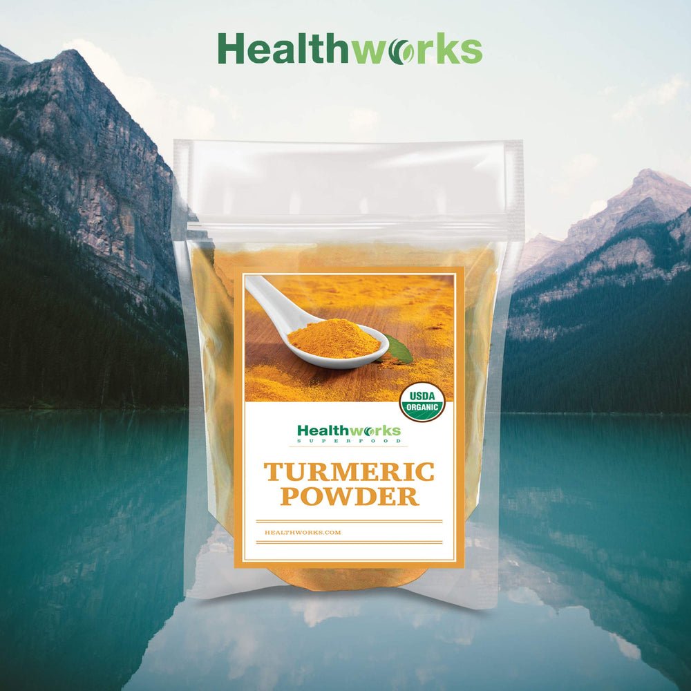 Healthworks Turmeric smoothie-tonic adds color and subtle spice.