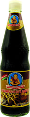 Healthy Boy mushroom soy sauce bottle showcasing 23.5 oz size for rich flavor