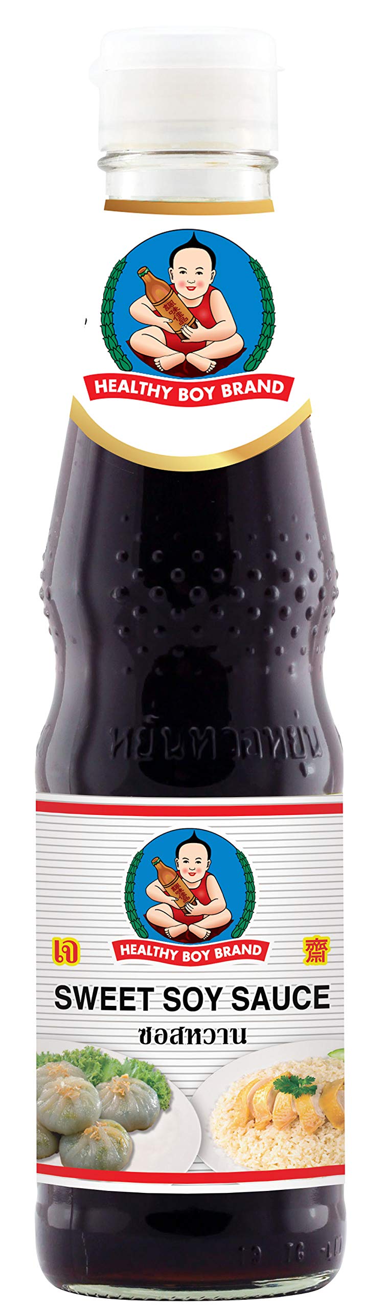 Healthy Boy Thai Sweet Soy Sauce bottle, perfect for authentic Thai cooking