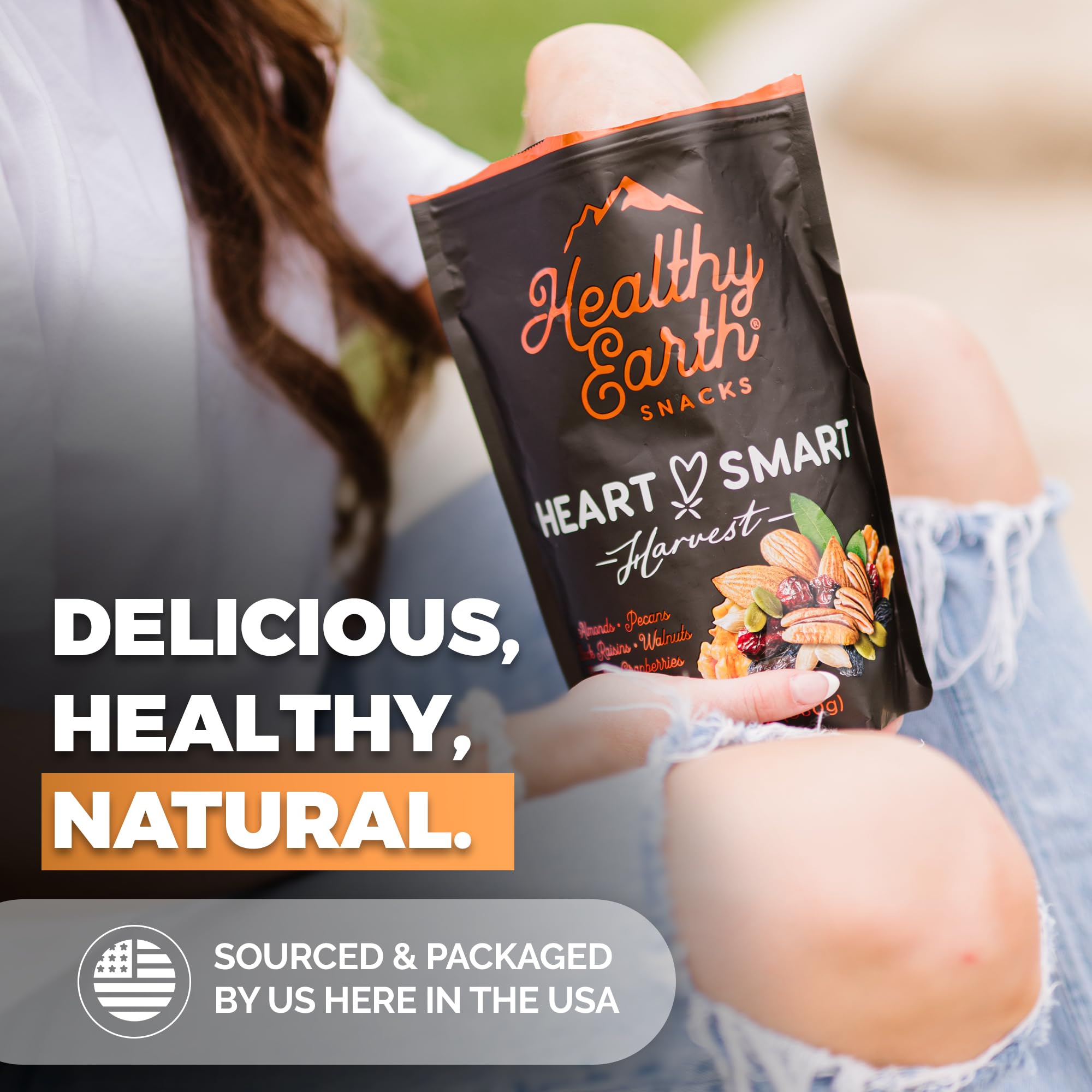 Healthy Earth Dried fruits closeup highlights natural sweetness and antioxidants.