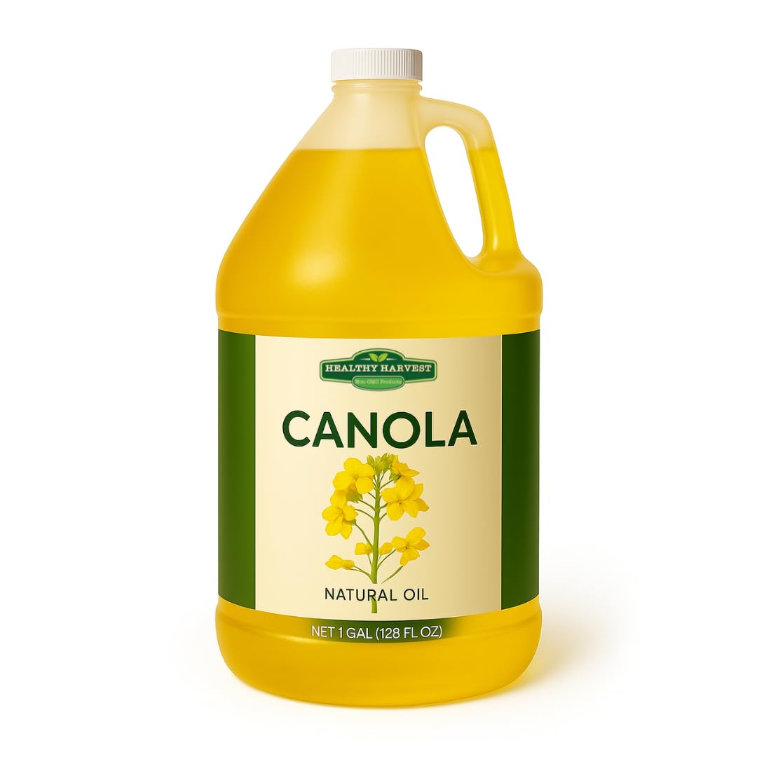 Healthy Harvest Canola Oil bottle with pour spout for frying and dressings