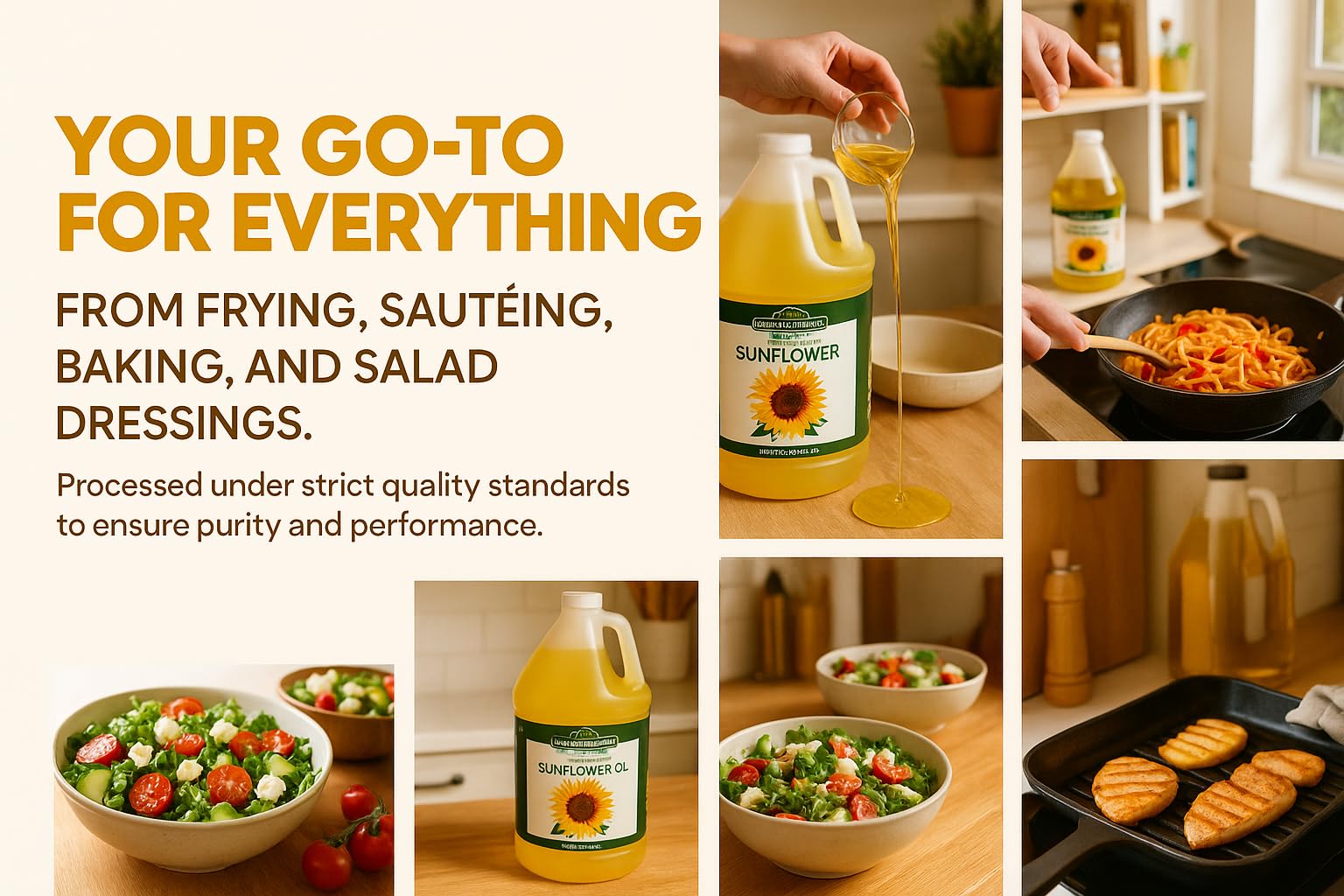 Healthy Harvest Sunflower Oil farm-origin label highlights traceability