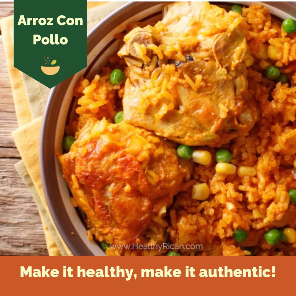 Healthy Rican Kitchen setup with spices for home cooks