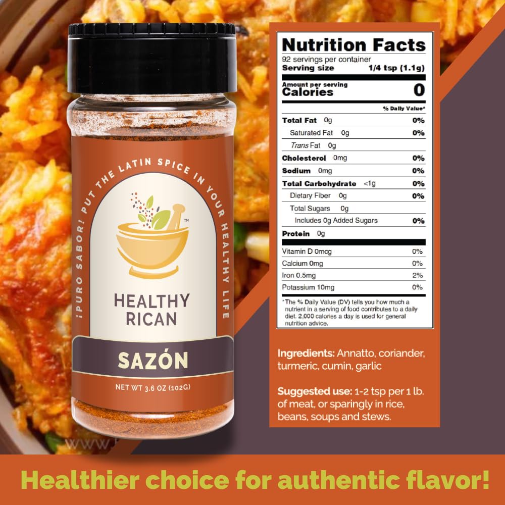 Healthy Rican Made in USA label emphasizing quality and authenticity