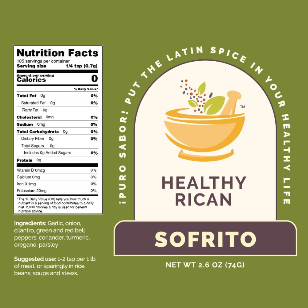 Healthy Rican Sazon tin packaging highlighting bold Puerto Rican flavors
