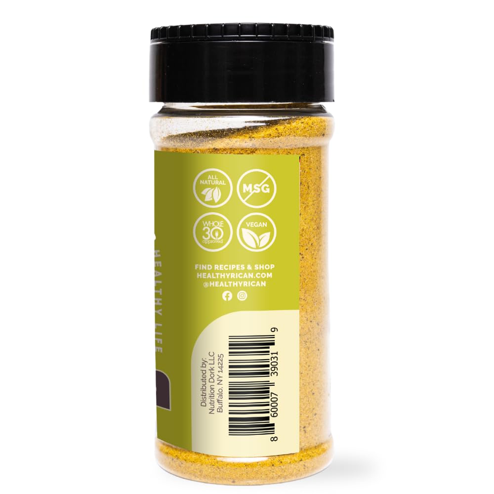 Healthy Rican Sofrito seasoning bottle ideal for marinating and rice dishes