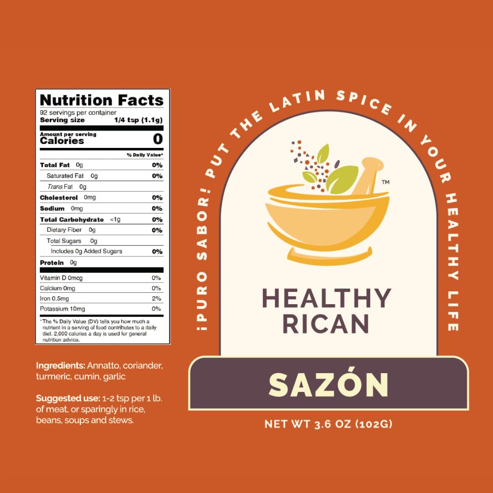 Healthy Rican Vegan-friendly seasoning used on vegetables and tofu