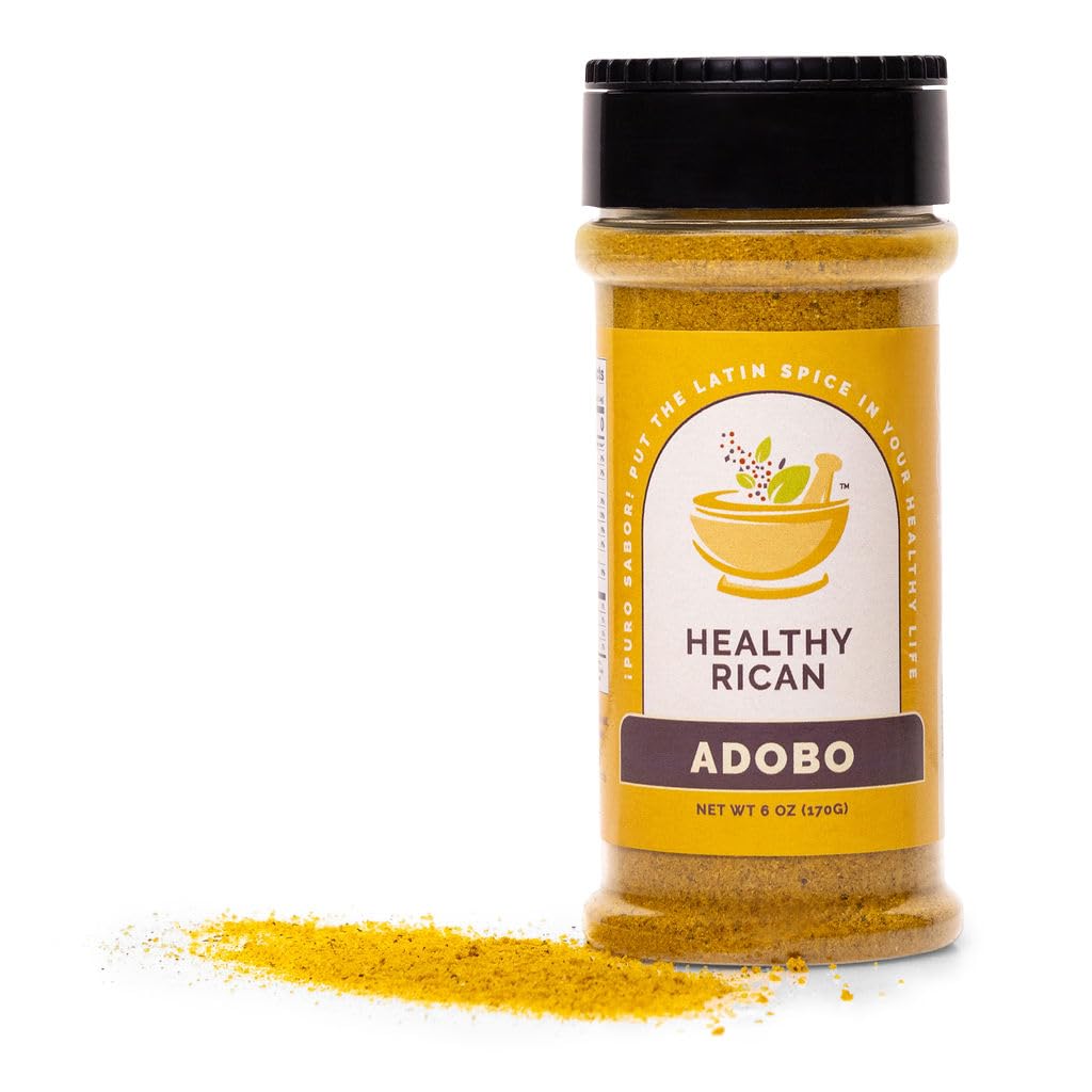 Healthy Rican seasoning on vegetables and tofu for plant-based flavor
