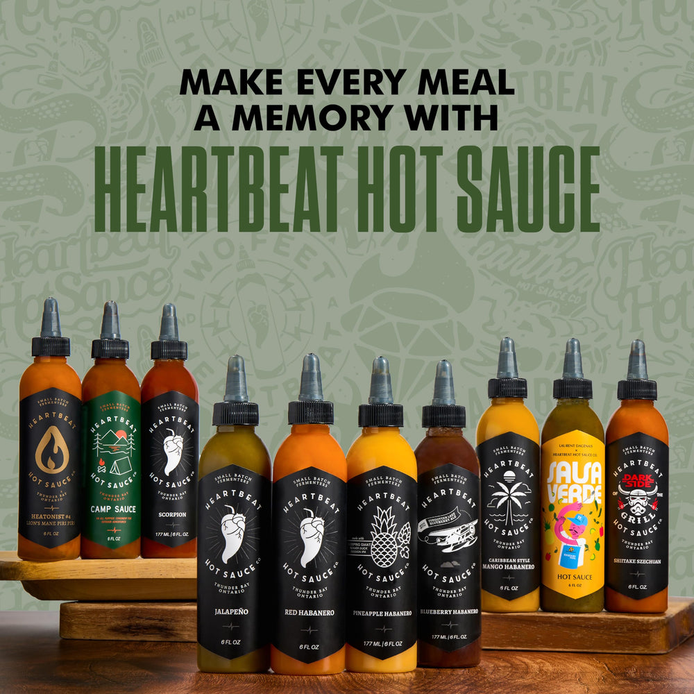 Outdoor camping scene with Heartbeat Camp Sauce for adventures