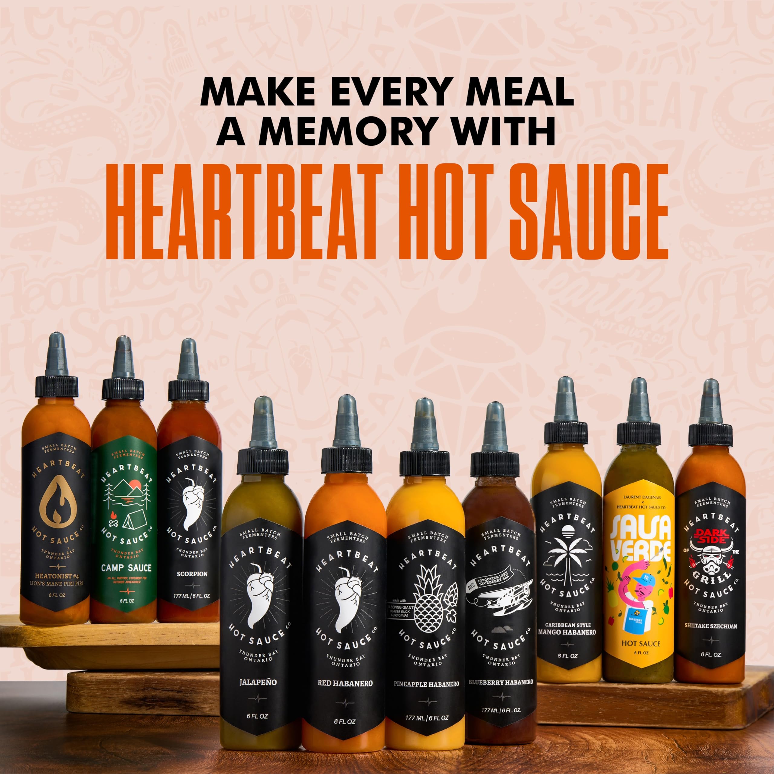 Heartbeat Hot Sauce Co heartbeat heat scale 4 10 versatility