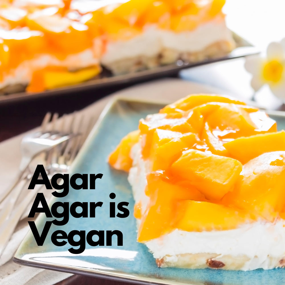 HEARTHY FOODS Agar Agar powder stabilizes sauces for smooth texture.