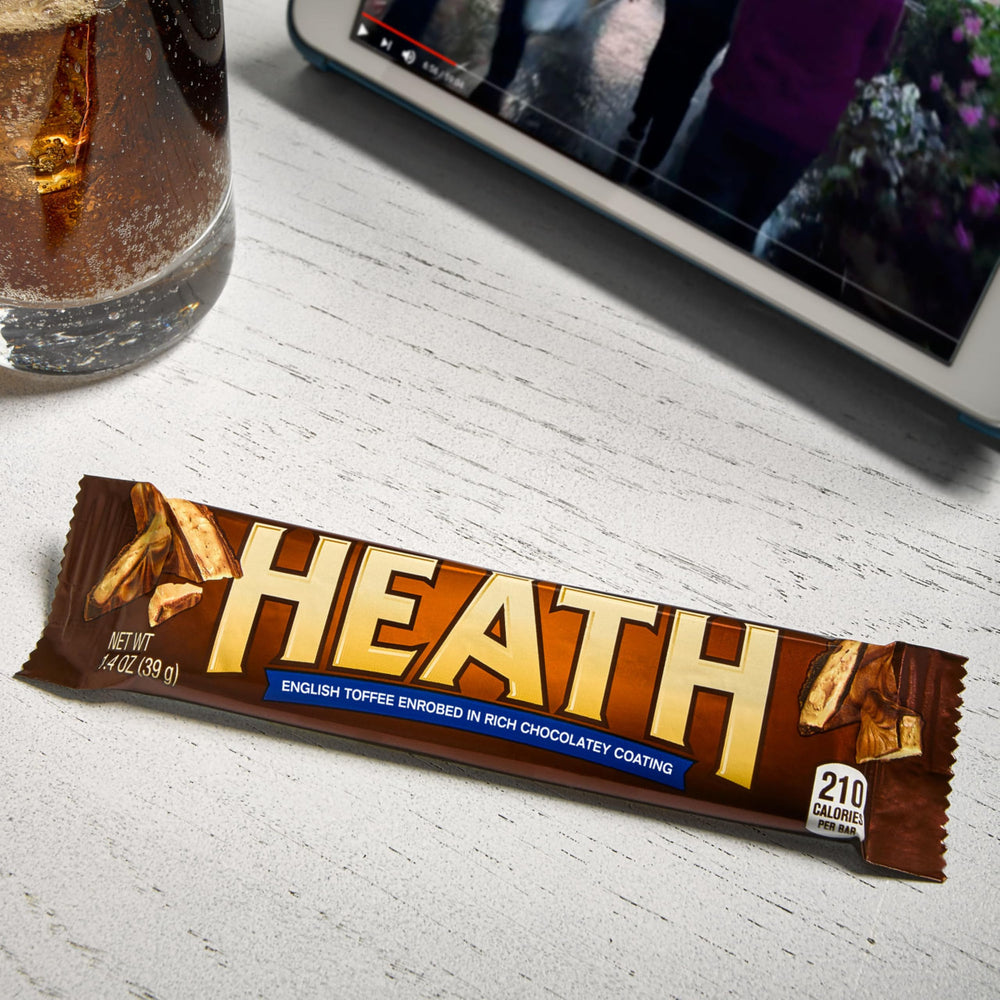 HEATH chocolatey toffee on party table during celebrations