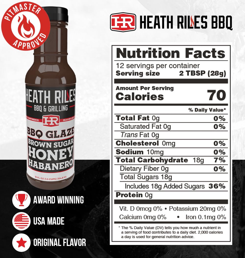 Pouring Heath Riles glaze to finish pork and ribs with gloss