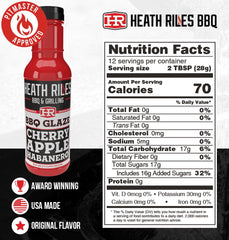Heath Riles BBQ Cherry Apple Habanero Glaze gloss-on-ribs adds sweet heat and shine