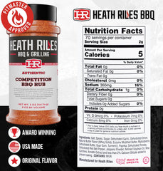 Heath Riles BBQ Rub closeup reveals pure ingredients for clean, punchy taste.