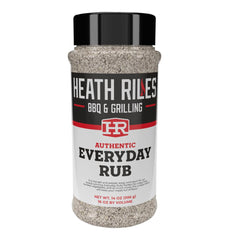 Heath Riles BBQ Rub everyday base layer enhances any dish with bold, reliable flavor.