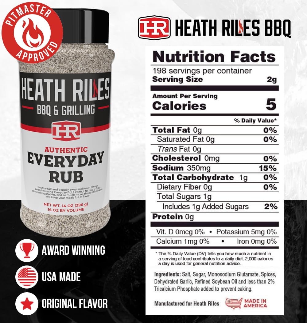 Heath Riles BBQ Rub on fries, burgers, and chicken elevates taste with versatility.