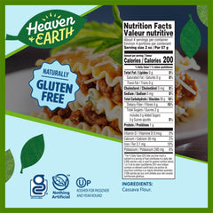 HEAVEN & EARTH cassava lasagna pasta showing firm texture after cooking.