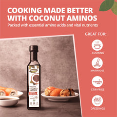 A dish ready for dipping or marinating with Heaven & Earth Coconut Aminos