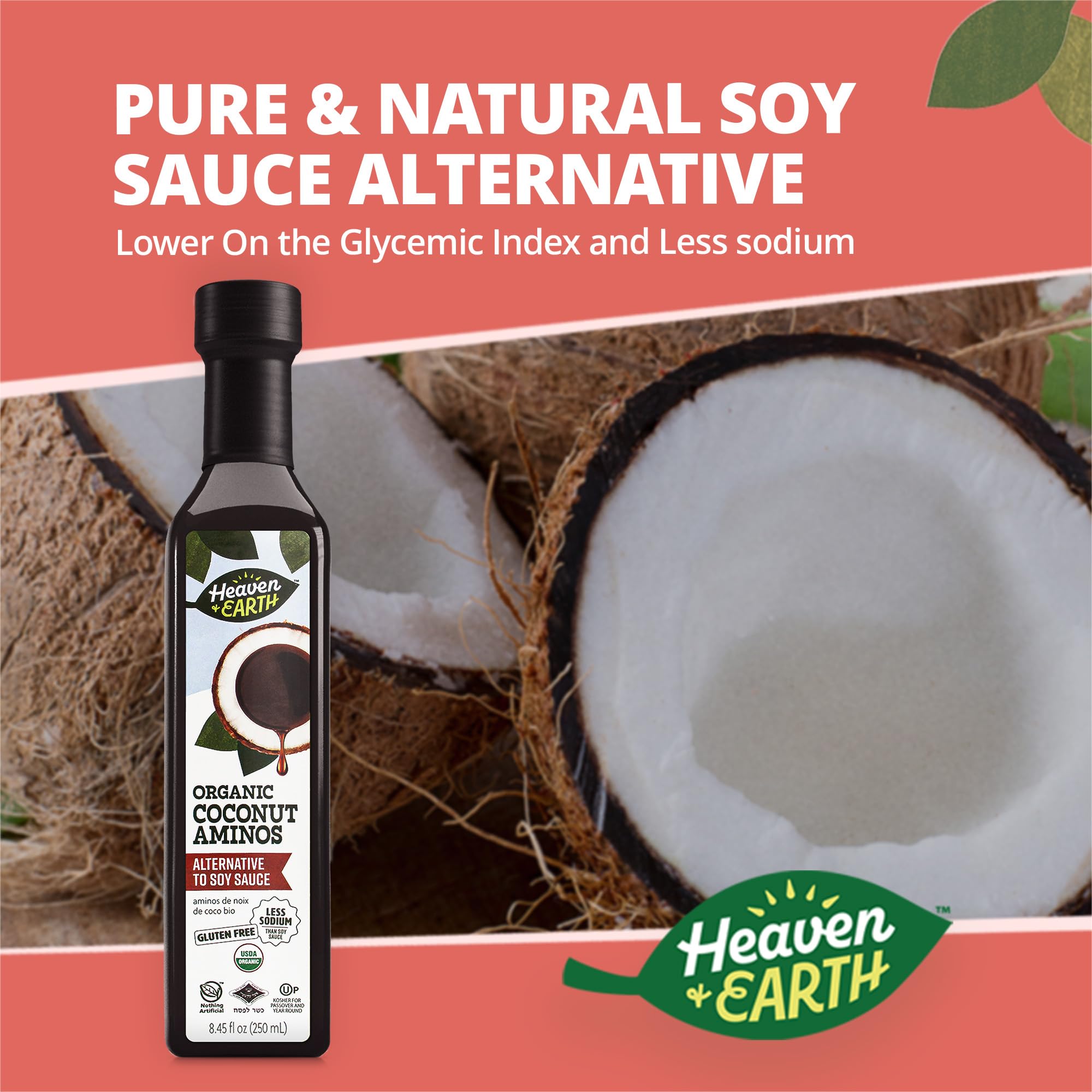 Seal emphasizes natural ingredients and paleo-friendly seasoning from Heaven & Earth Coconut Aminos