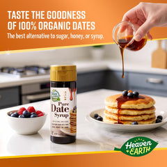 Heaven & Earth Date Syrup near coffee as a low glycemic option